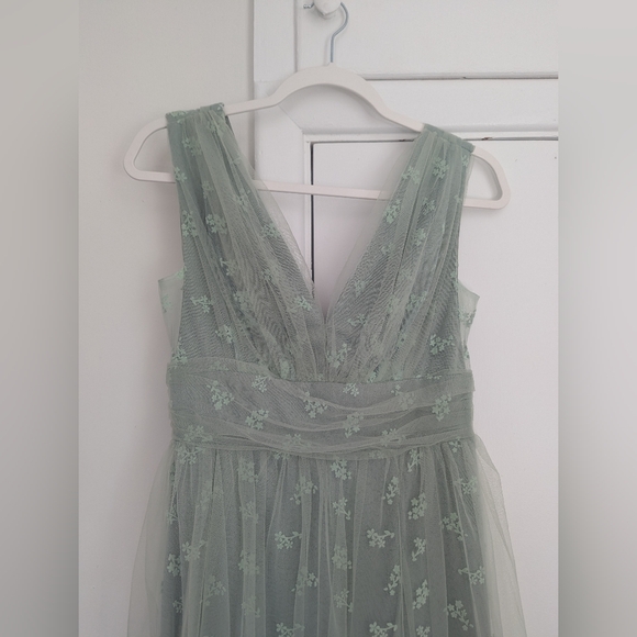 Soieblu Mint Green Floral Maxi Dress - Picture 3 of 11